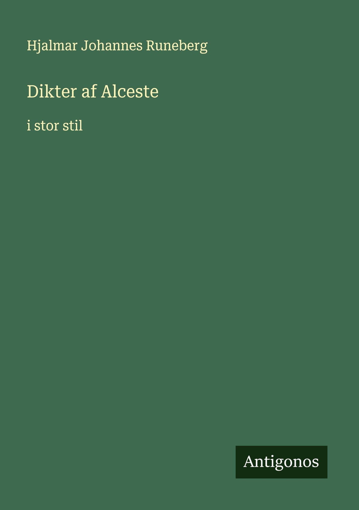 Dikter af Alceste