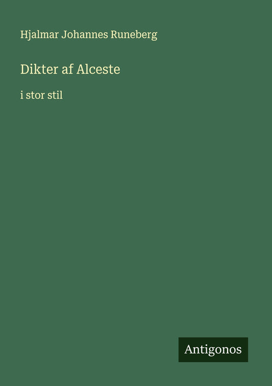 Dikter af Alceste