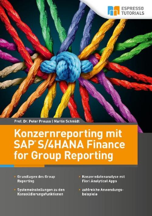 Buchcover: Konzernreporting mit SAP S/4HANA Finance for Group Reporting