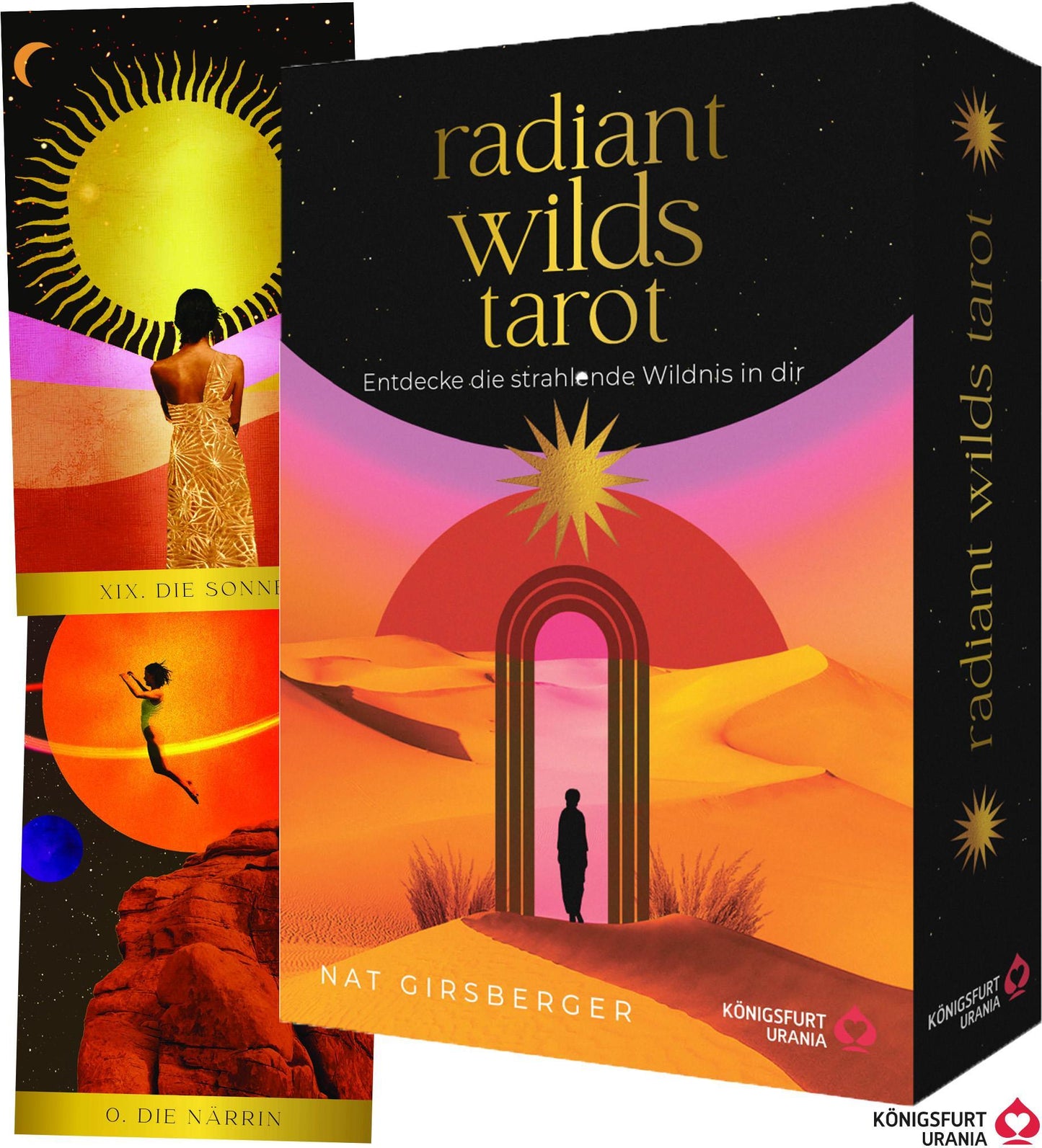 Radiant Wilds Tarot - Entdecke die strahlende Wildnis in dir: 78 Tarotkarten mit Goldschnitt, m. 1 Buch, m. 1 Beilage
