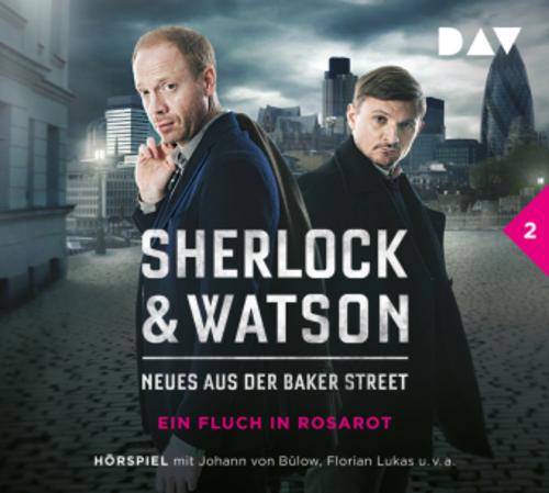 Sherlock & Watson - Neues aus der Baker Street: Ein Fluch in Rosarot,1 Audio-CD