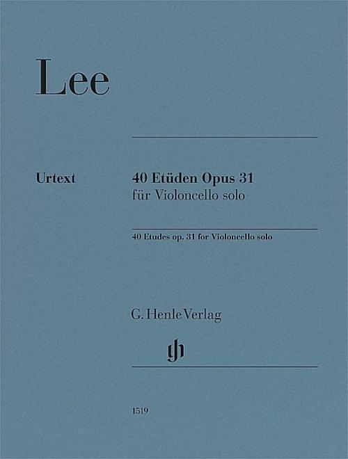 Sebastian Lee - 40 Etüden für Violoncello solo op. 31