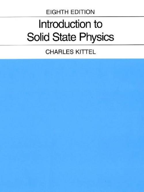 Introduction to Solid State Physics