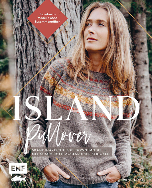 Buchcover: Islandpullover stricken