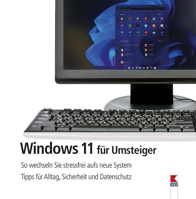 Buchcover: Windows 11 für Umsteiger