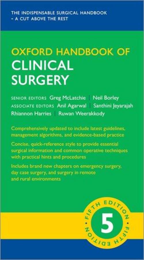 Buchcover: Oxford Handbook of Clinical Surgery