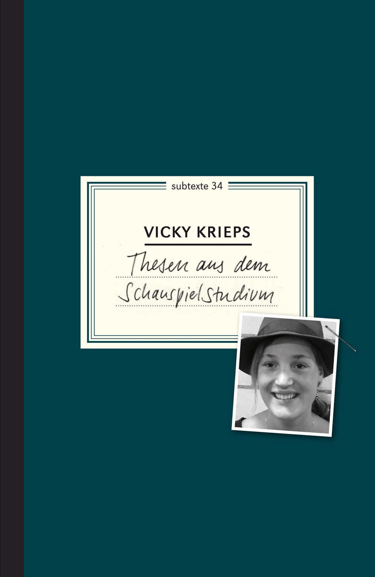 Buchcover: Thesen aus dem Schauspielstudium