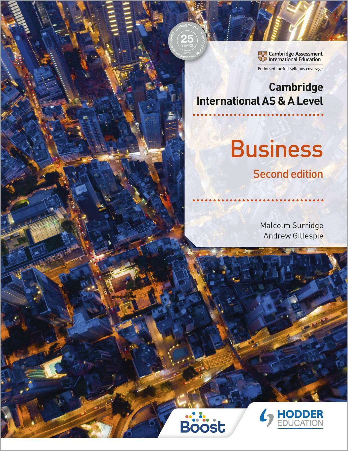 Cambridge International AS and A Level Business