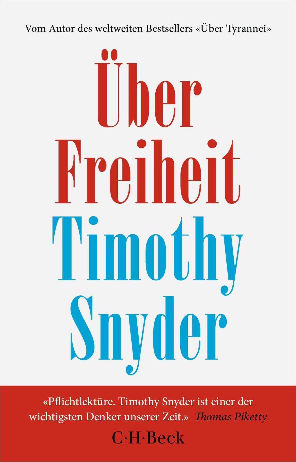 Buchcover: Über Freiheit