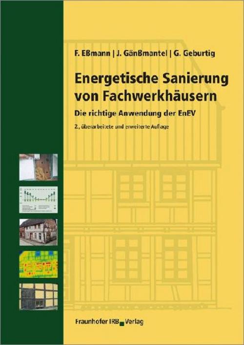 Buchcover: Energetische Sanierung von Fachwerkhäusern