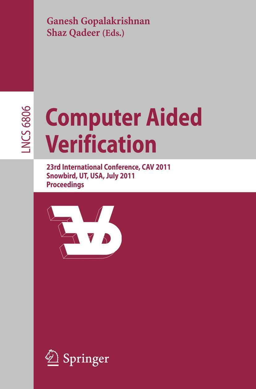 Buchcover: Computer Aided Verification