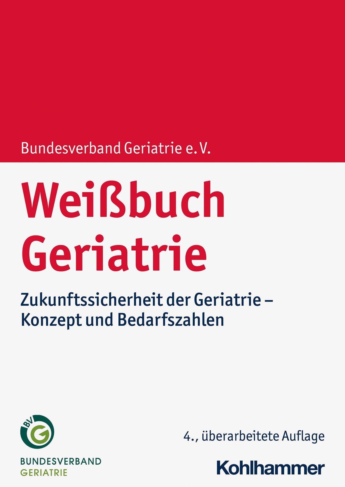 Buchcover: Weißbuch Geriatrie