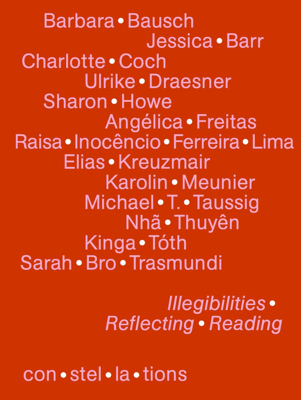 Illegibilities Reflecting Reading