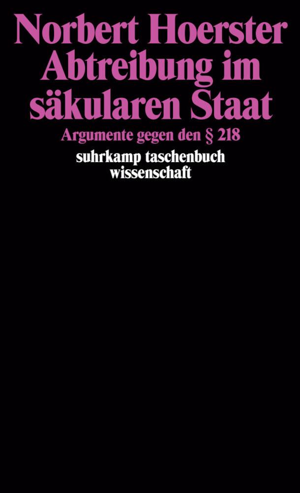Buchcover: Abtreibung im säkularen Staat
