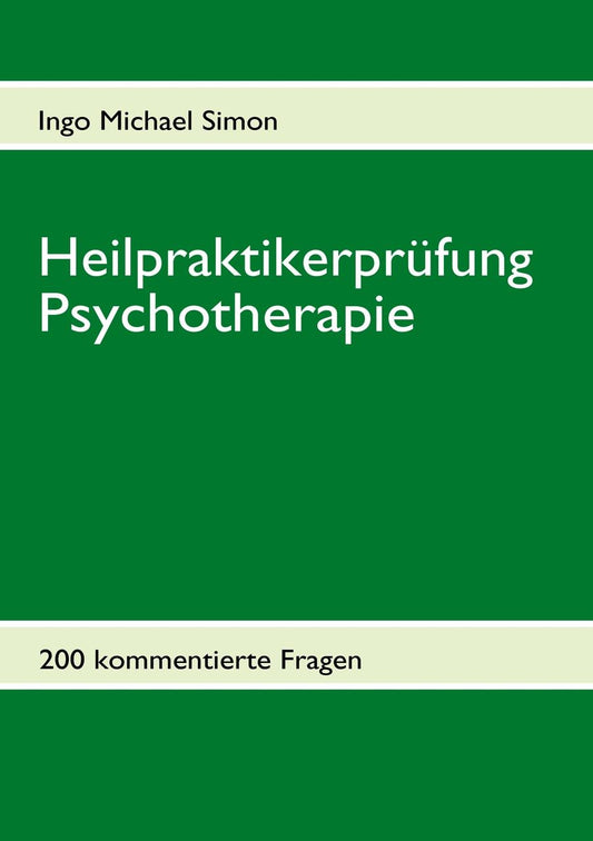 Heilpraktikerprüfung Psychotherapie