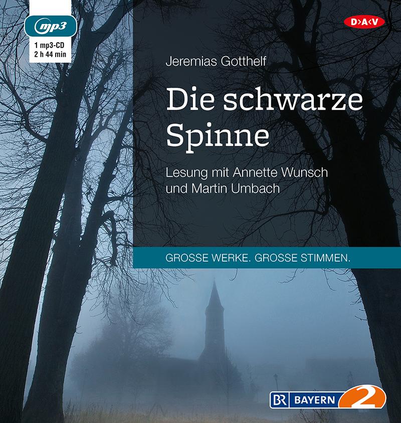 Die schwarze Spinne,1 Audio-CD, 1 MP3