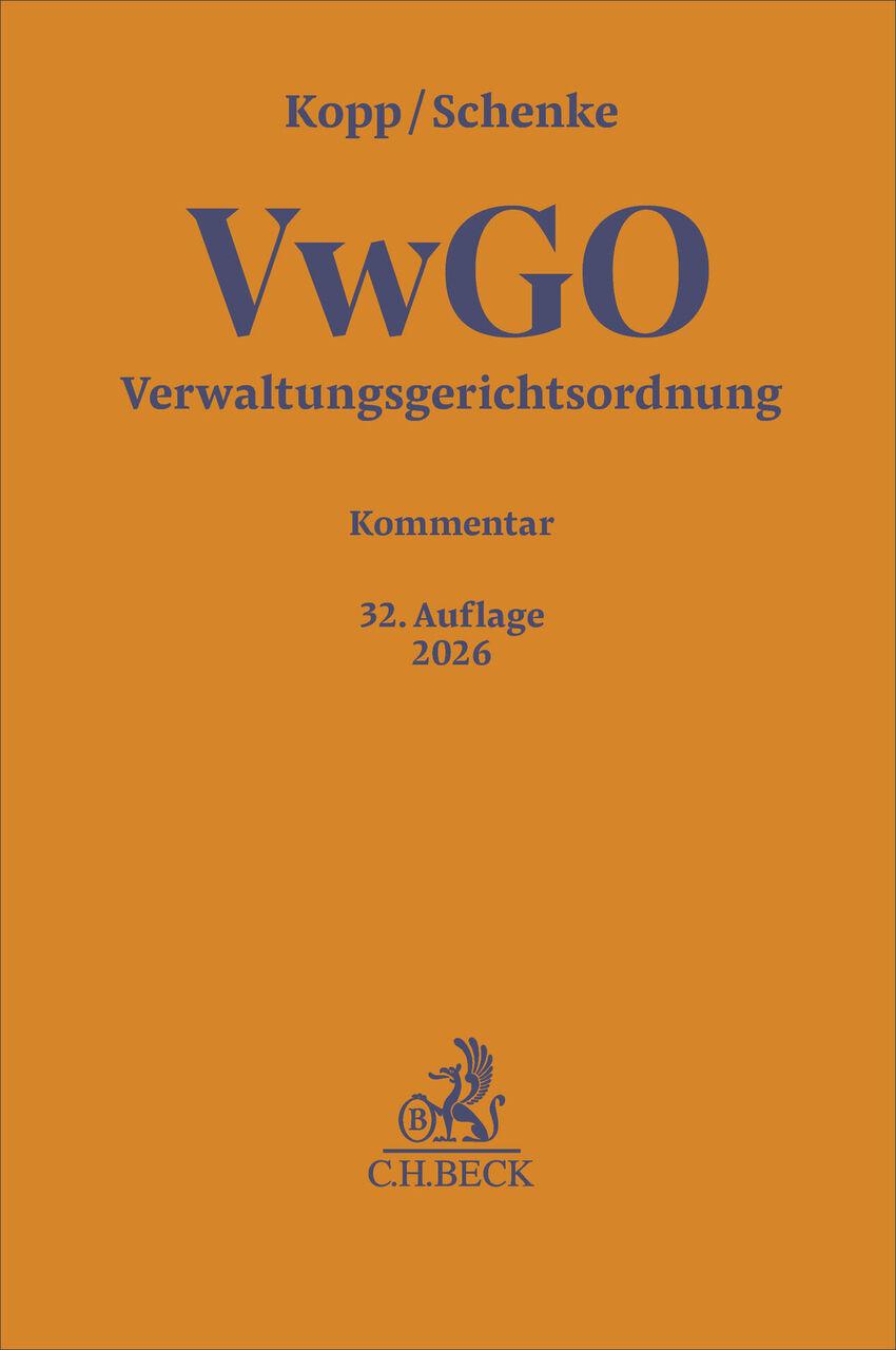 Verwaltungsgerichtsordnung. VwGO