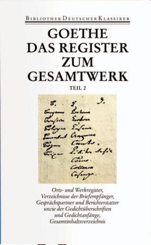 Sämtliche Werke. Briefe, Tagebücher und Gespräche. Vierzig Bände, 2 Teile