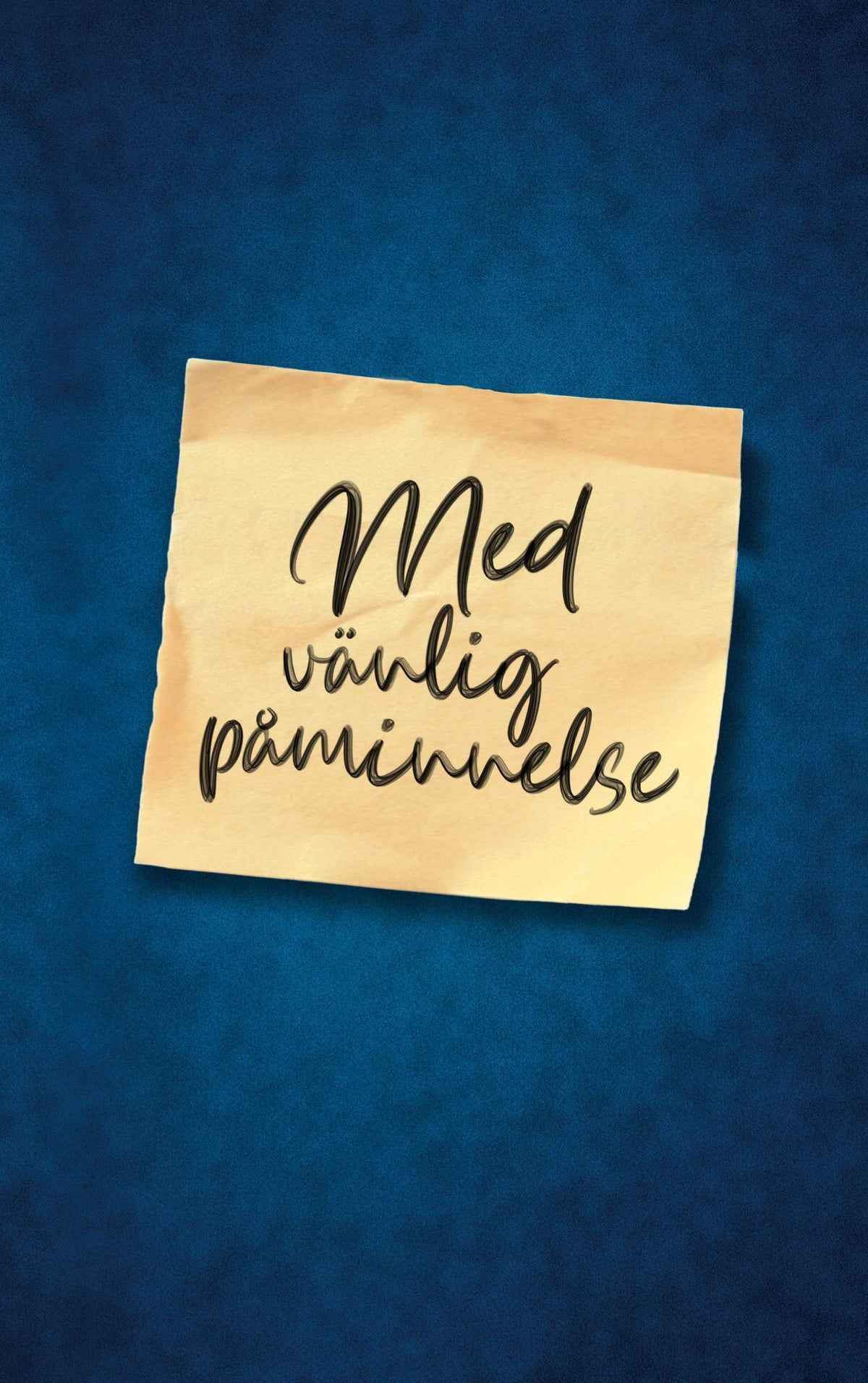 Buchcover: Med vänlig påminnelse