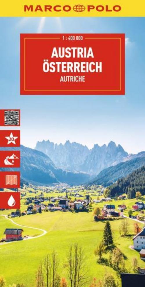 MARCO POLO Reisekarte Österreich 1:400.000