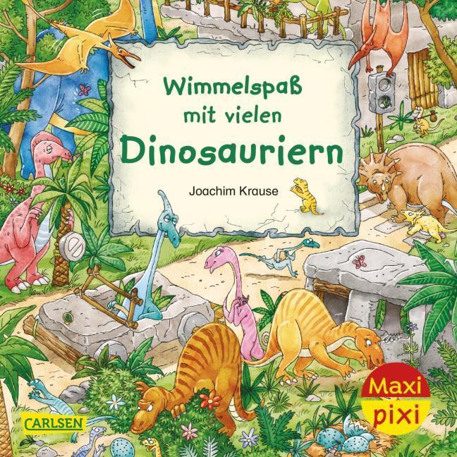 Maxi Pixi 337: VE 5 Wimmelspaß mit vielen Dinosauriern (5 Exemplare)