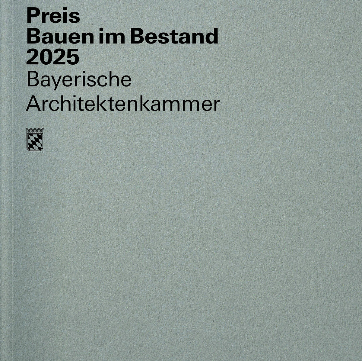 Buchcover: Preis Bauen im Bestand 2025