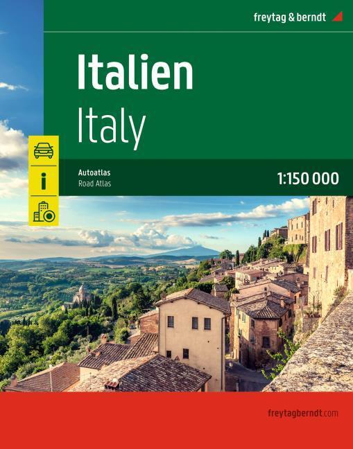 Italien, Autoatlas 1:150.000, freytag & berndt