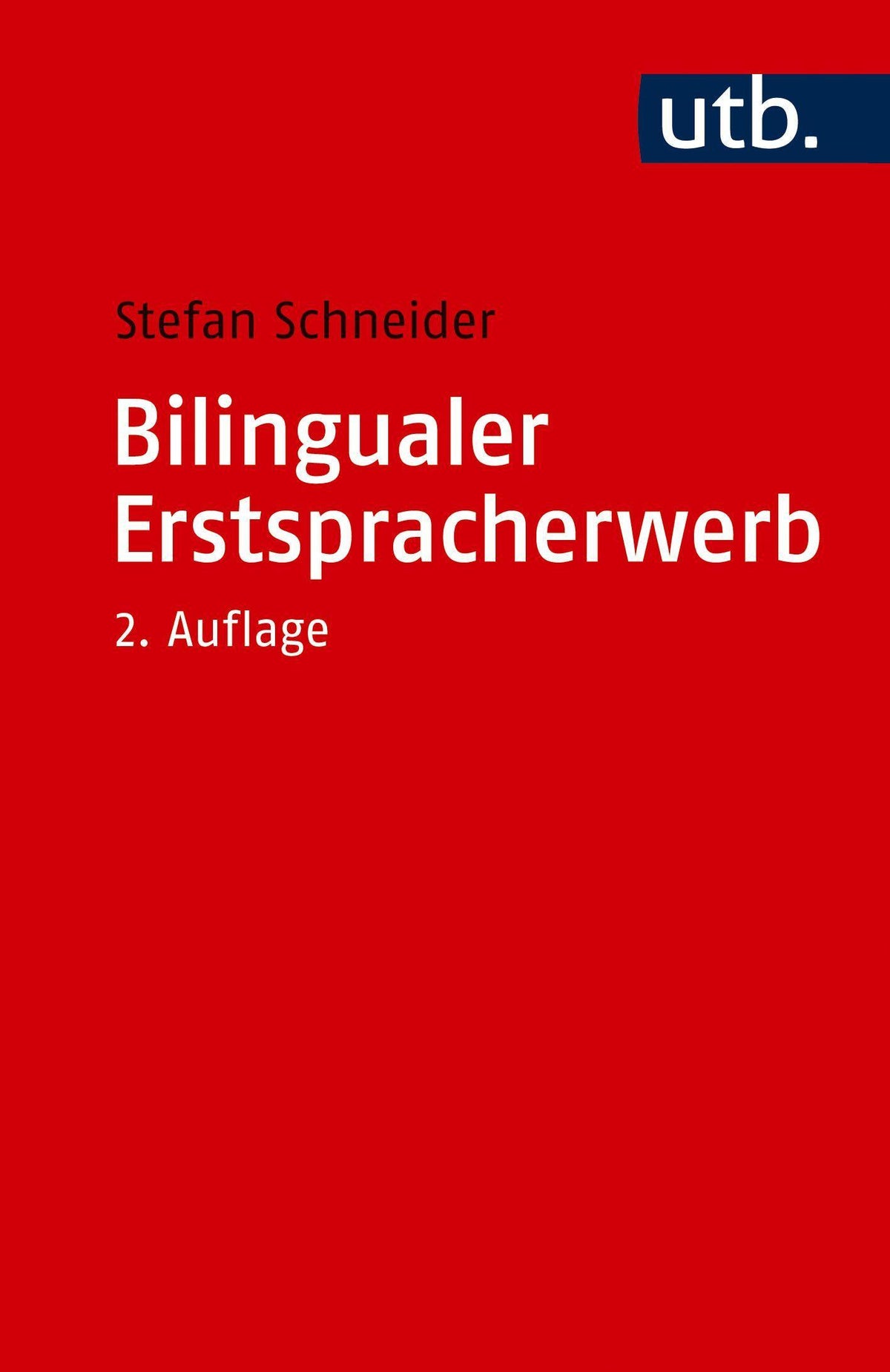 Buchcover: Bilingualer Erstspracherwerb
