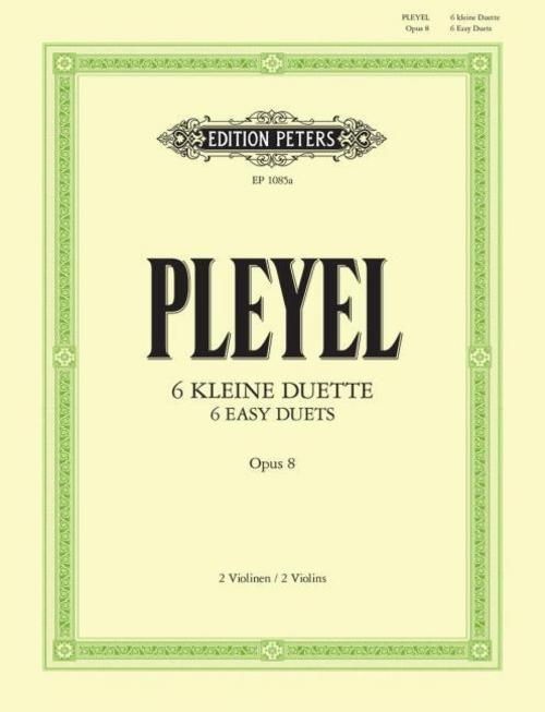 Buchcover: 6 kleine Duette op. 8