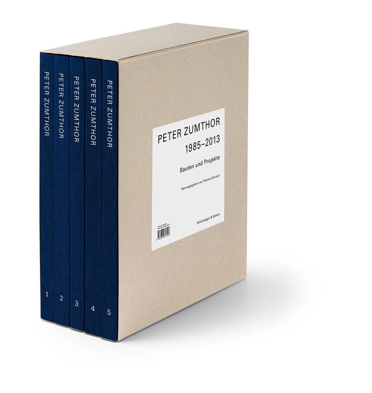 Buchcover: Peter Zumthor 1985-2013
