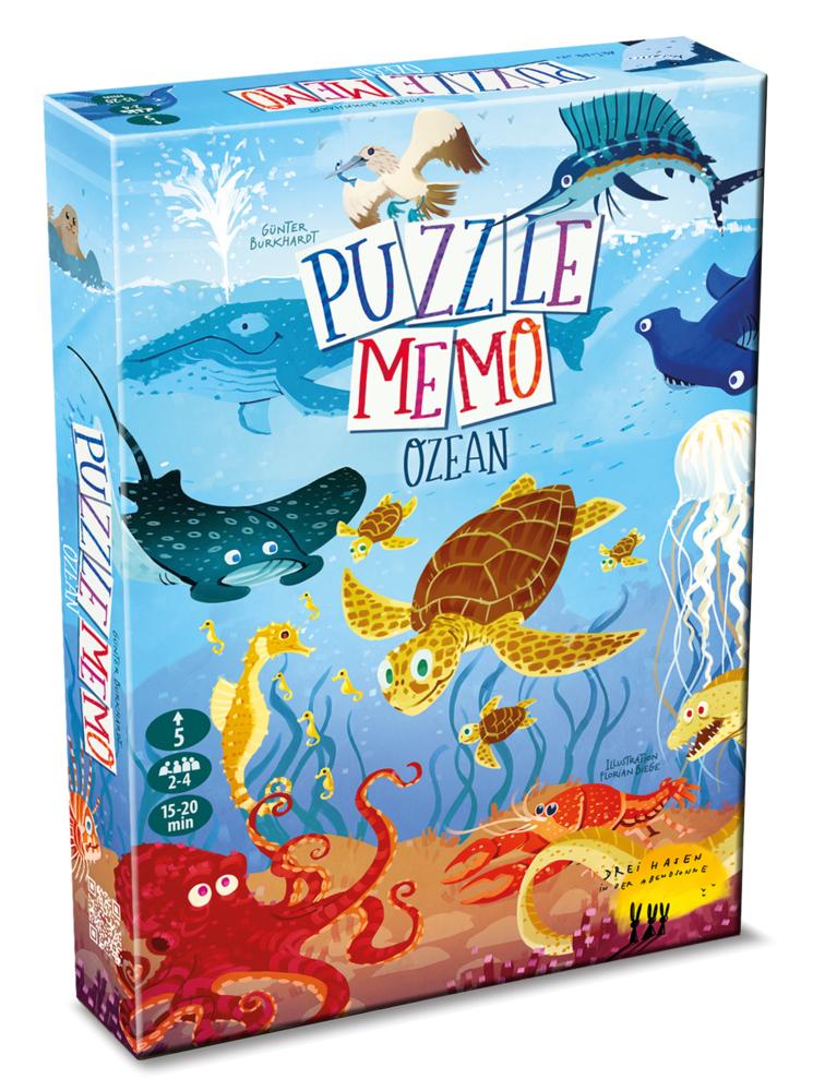 Buchcover: Puzzle-Memo OZEAN
