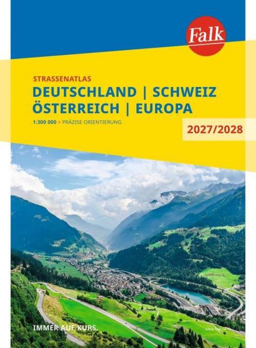 Falk Straßenatlas 2027 / 2028 Deutschland, Schweiz, Österreich 1:300.000