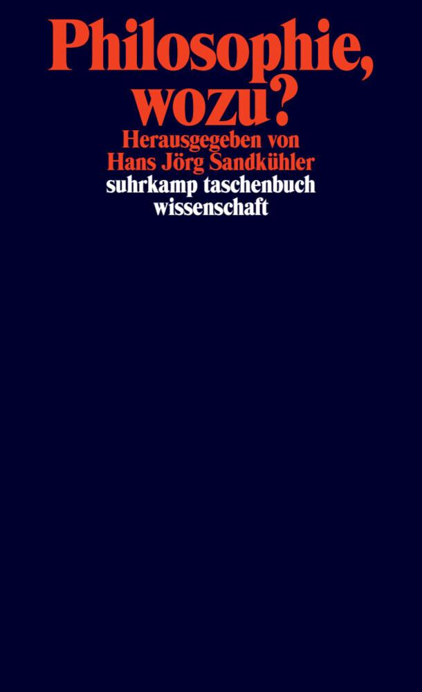 Buchcover: Philosophie, wozu?