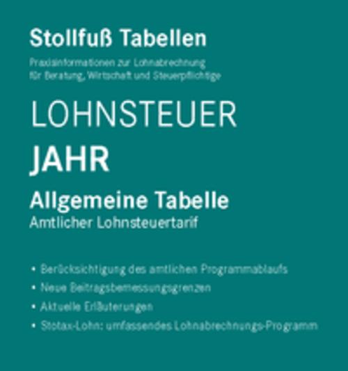Tabelle, Lohnsteuer 2026 Jahr Sonderausgabe Juli