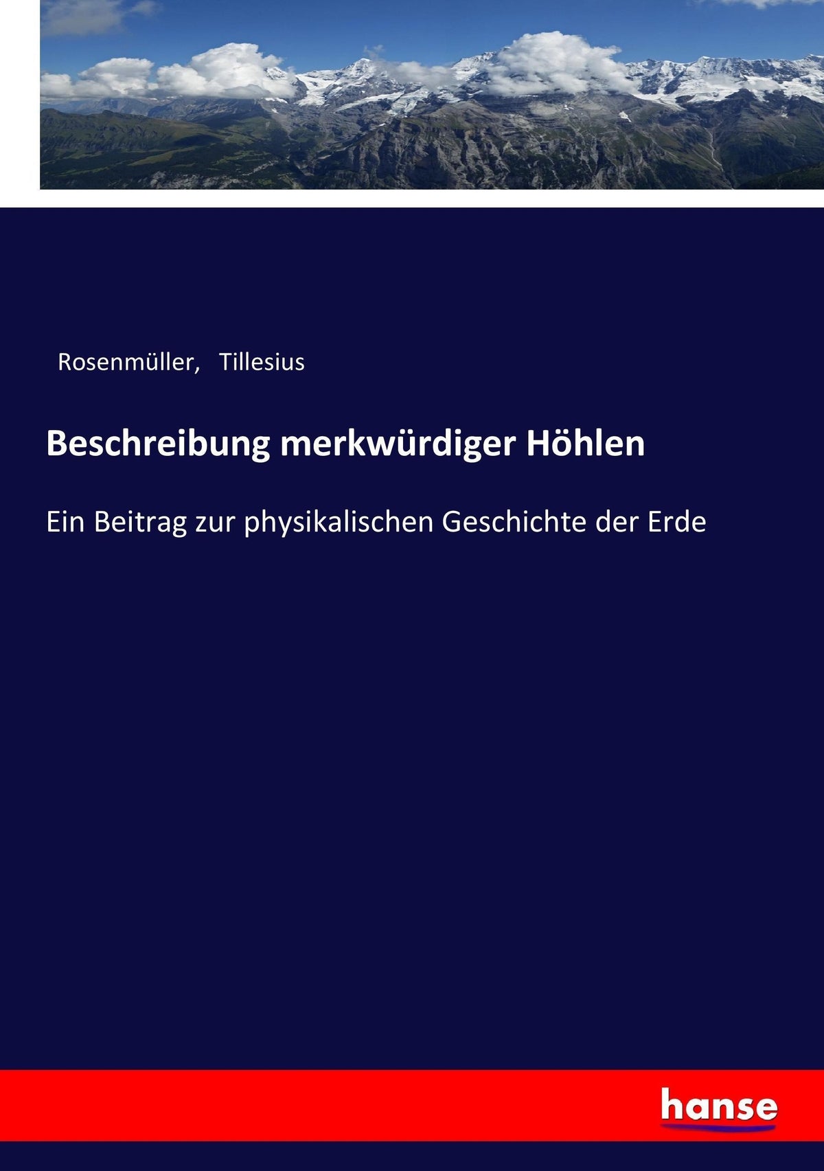 Buchcover: Beschreibung merkwürdiger Höhlen