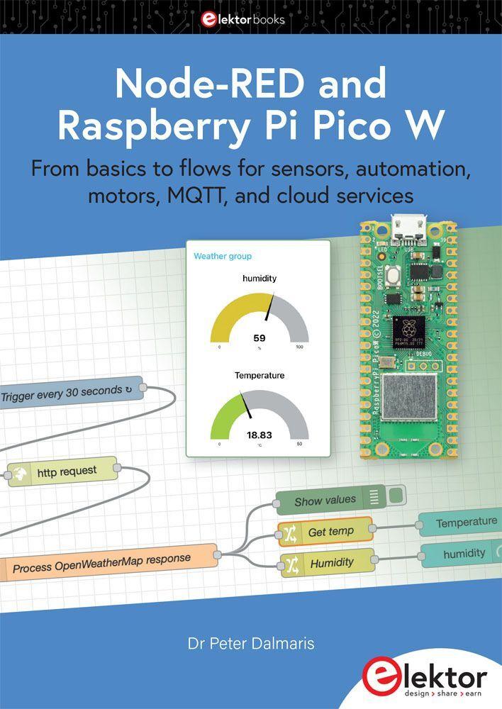 Buchcover: Node-RED and Raspberry Pi Pico W