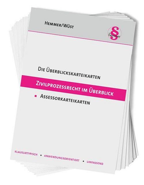 Buchcover: Assessor Die Überblickskarteikarten Zivilprozessrecht im Überblick