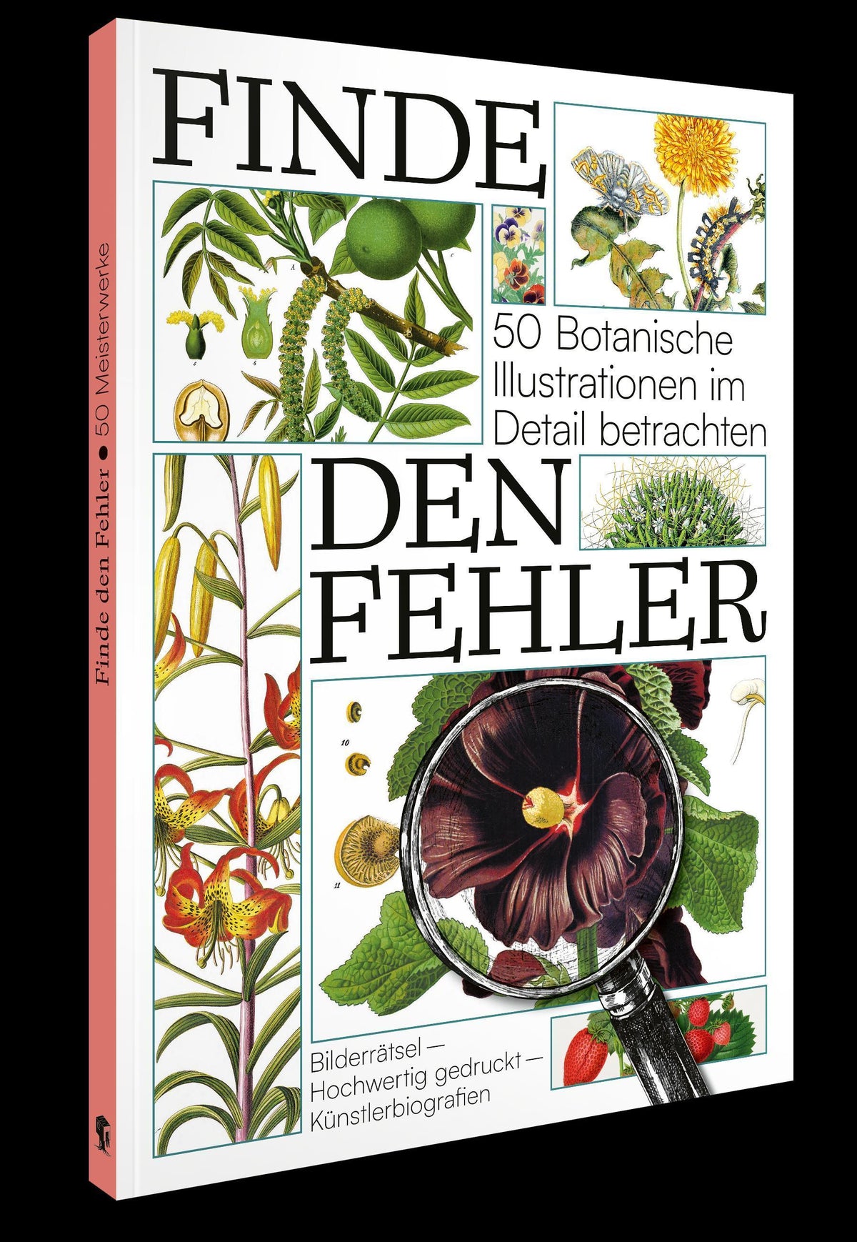 Buchcover: Finde den Fehler - 50 Botanische Illustrationen