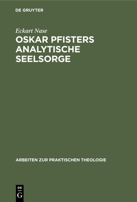 Oskar Pfisters analytische Seelsorge