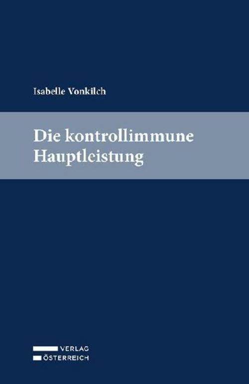 Die kontrollimmune Hauptleistung