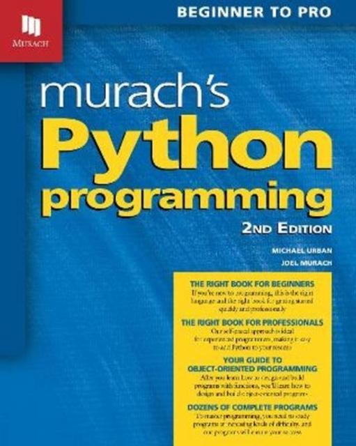 Buchcover: Murach's Python Programming (2nd Edition)