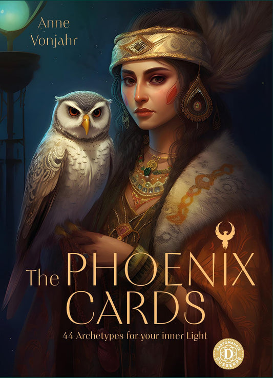 Buchcover: The Phönix-Cards - 44 archetypes for your inner light