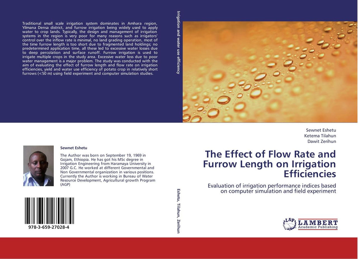 Buchcover: The Effect of Flow Rate and Furrow Length on Irrigation Efficiencies
