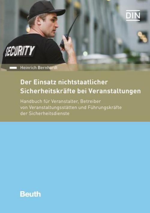 Buchcover: Der Einsatz nichtstaatlicher Sicherheitskräfte bei Veranstaltungen