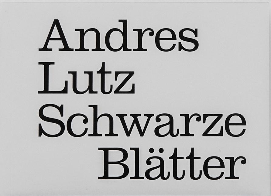 Schwarze Blätter