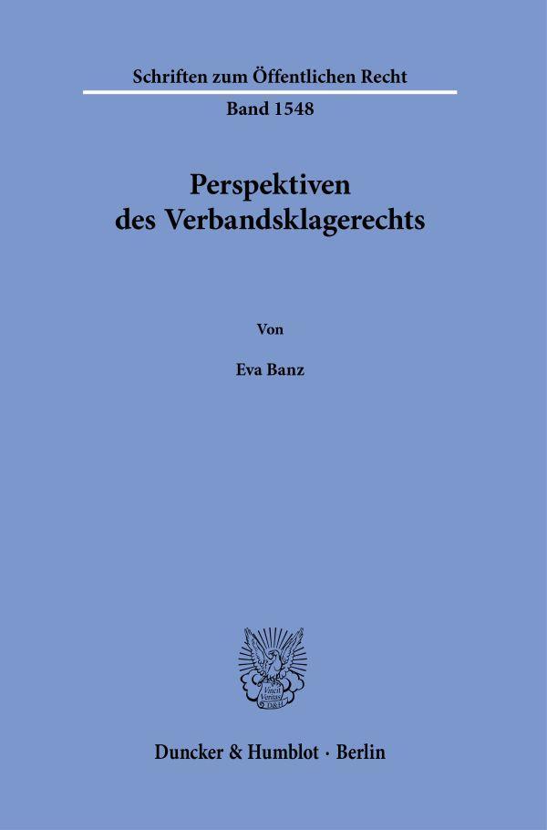 Perspektiven des Verbandsklagerechts