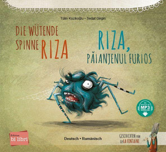 Die wütende Spinne Riza (Deutsch-Rumänisch)