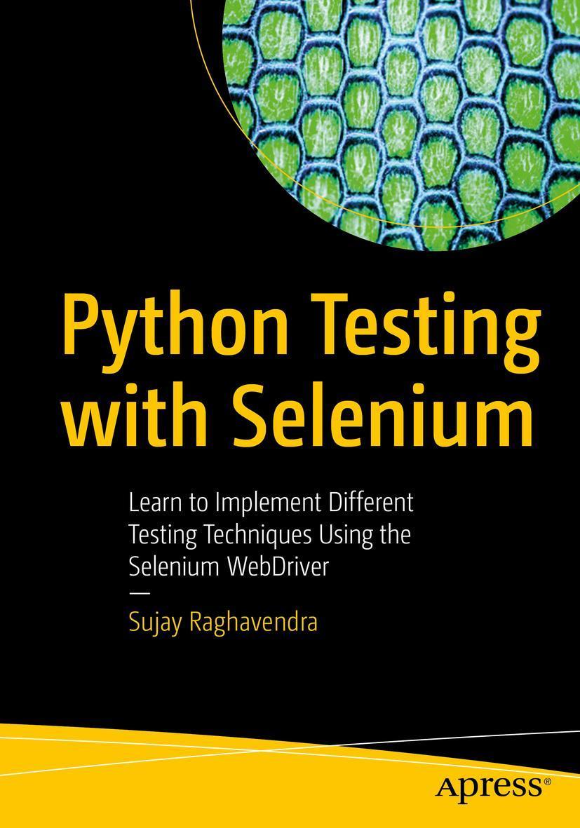 Buchcover: Python Testing with Selenium