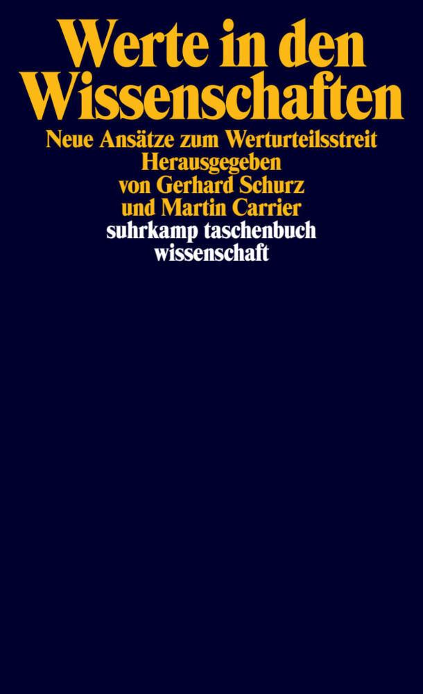 Buchcover: Werte in den Wissenschaften