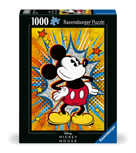 Ravensburger Puzzle 12000472 - Retro Mickey - 1000 Teile Mickey Mouse Puzzle für Disney-Fans ab 14 Jahren